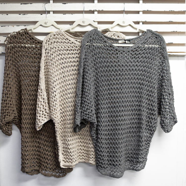 Brown loose knit 2 per pack CGG21850BR