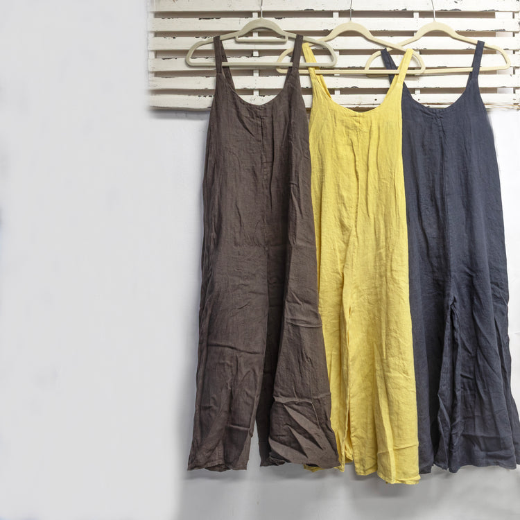 Corn linen jumpsuit 2 per pack CR21761C