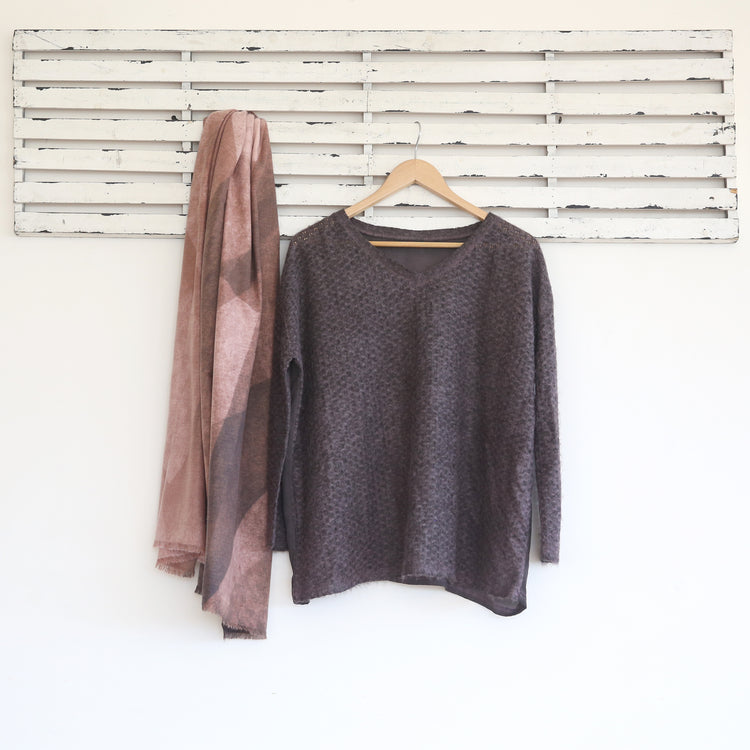 Shades of Cinnamon cashmere blend scarve - 2 per pack