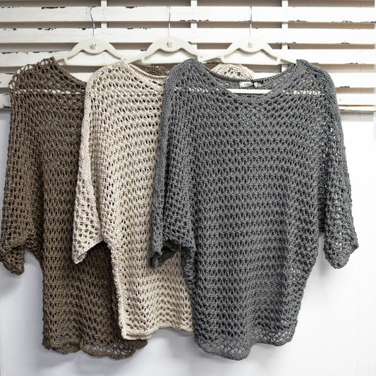 Brown loose knit 2 per pack    CGG21850BR