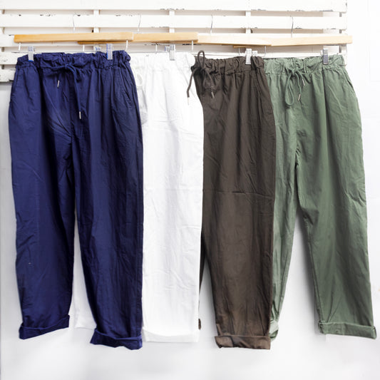 Chocolate cotton draw string pants with pockets 2 per pack    CS96551C