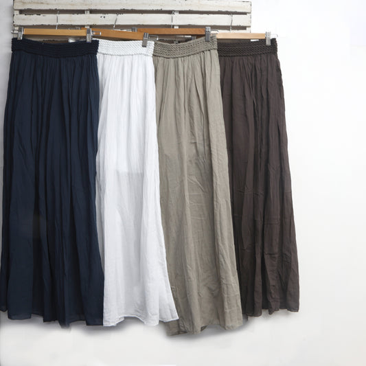 Chocolate cotton pants with woven elastic waist and cotton inlay 2 per pack  CU328CH