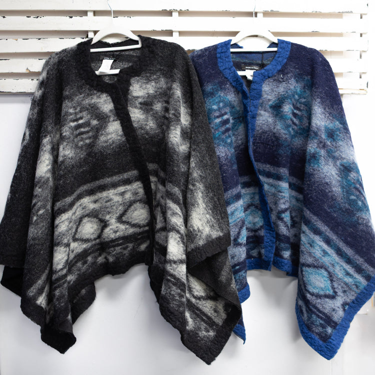 Black wool blend wrap 2 per pack          CX002BL