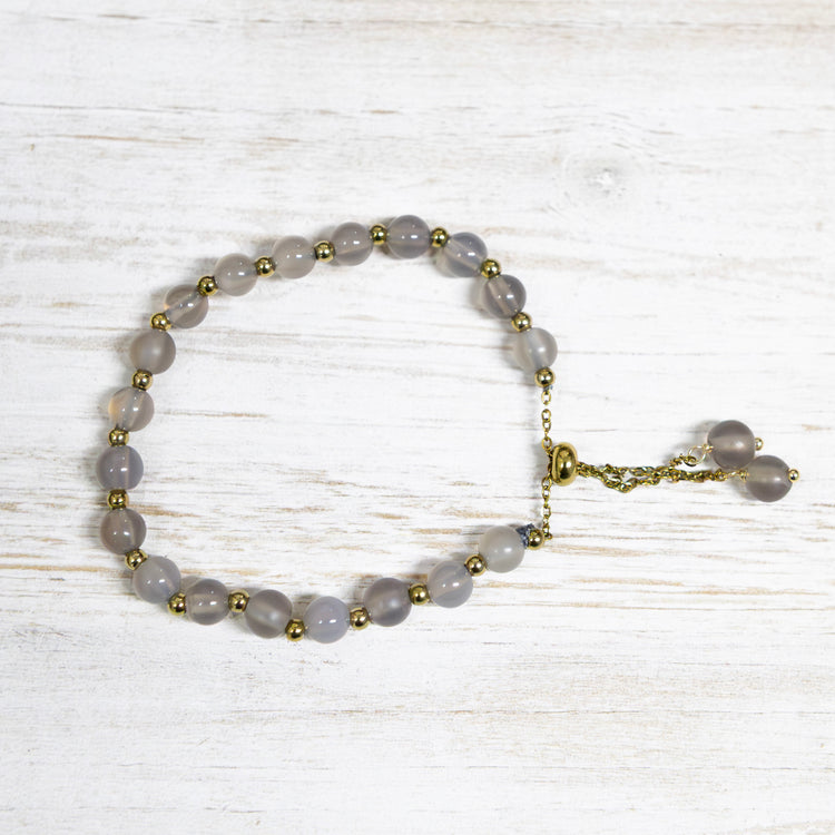 Onyx bracelet with gold 2 per pack                   DFA63901