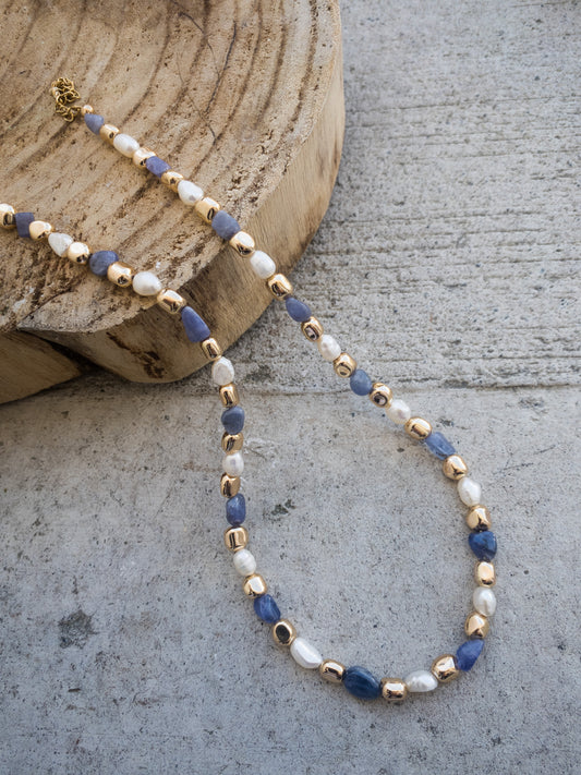 Tanzanite stone necklace  (price for 2 pieces)